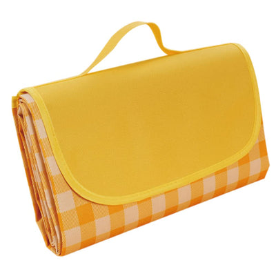 Large Waterproof Thickened Moisture-Proof Outdoor Camping Picnic Mat, Yellow
