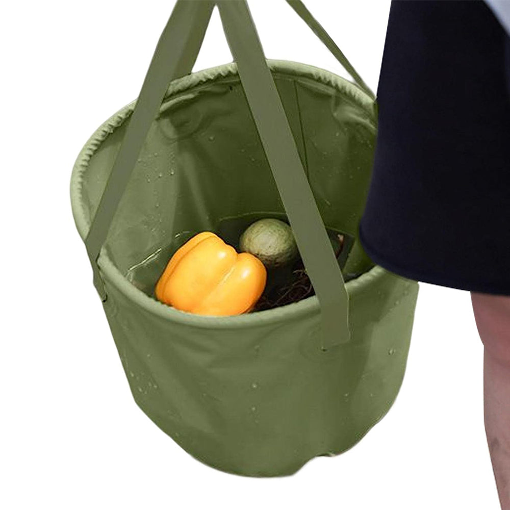 13L Travel Camping Folding Bucket Portable Barbecue Picnic Storage