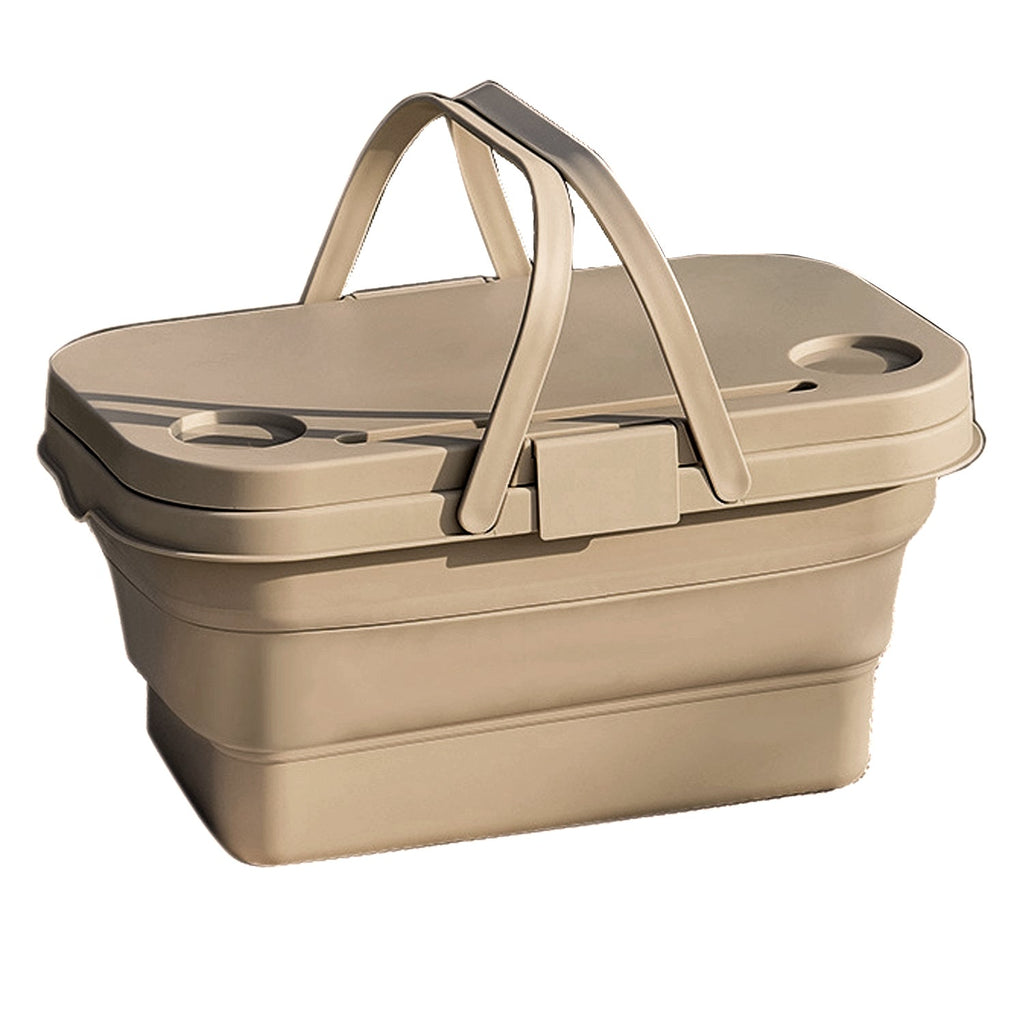 3 In 1 Folding Camping Storage Box Outdoor Food Fruit Container