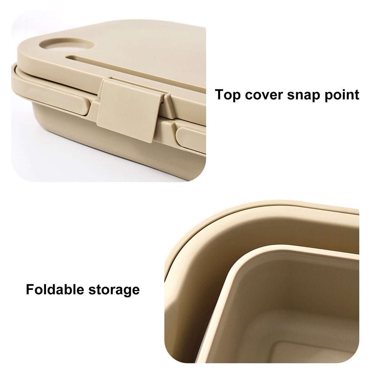 3 In 1 Folding Camping Storage Box Outdoor Food Fruit Container