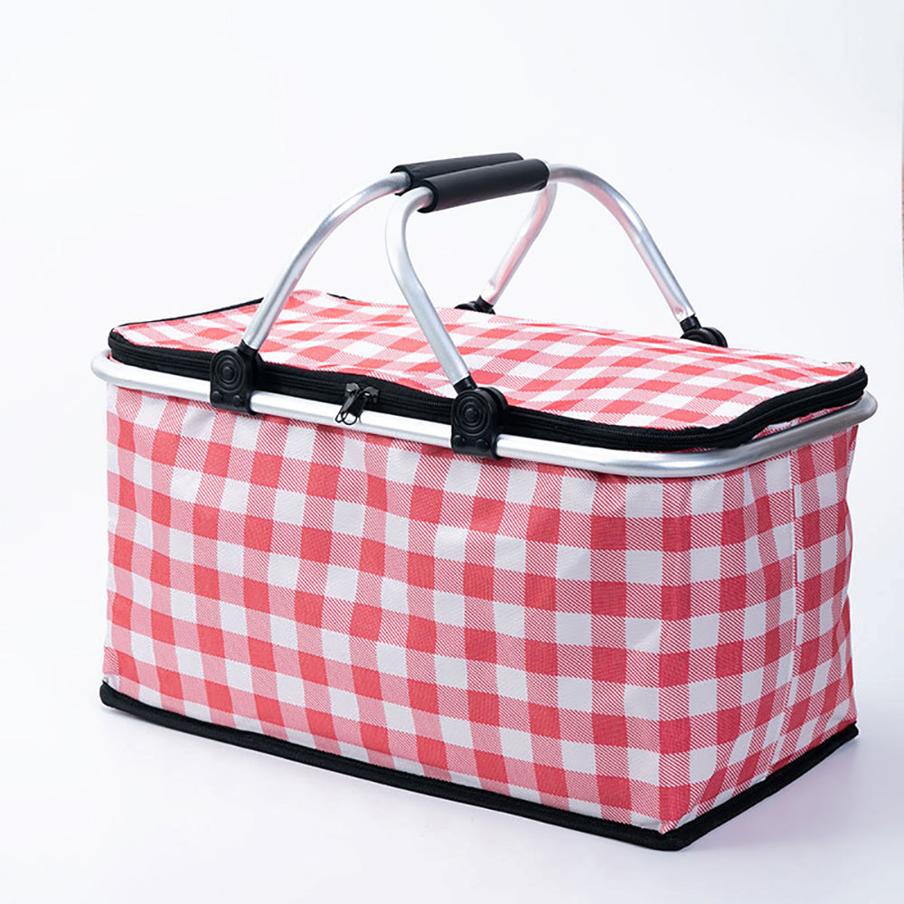Collapsible Outdoor Camping Portable Insulated Picnic Basket Camping