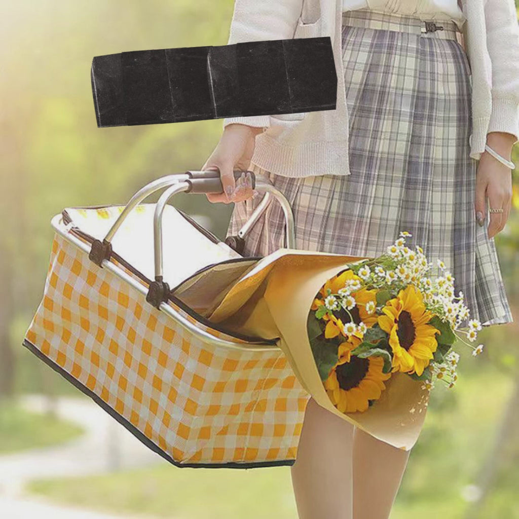 Collapsible Outdoor Camping Portable Insulated Picnic Basket Camping