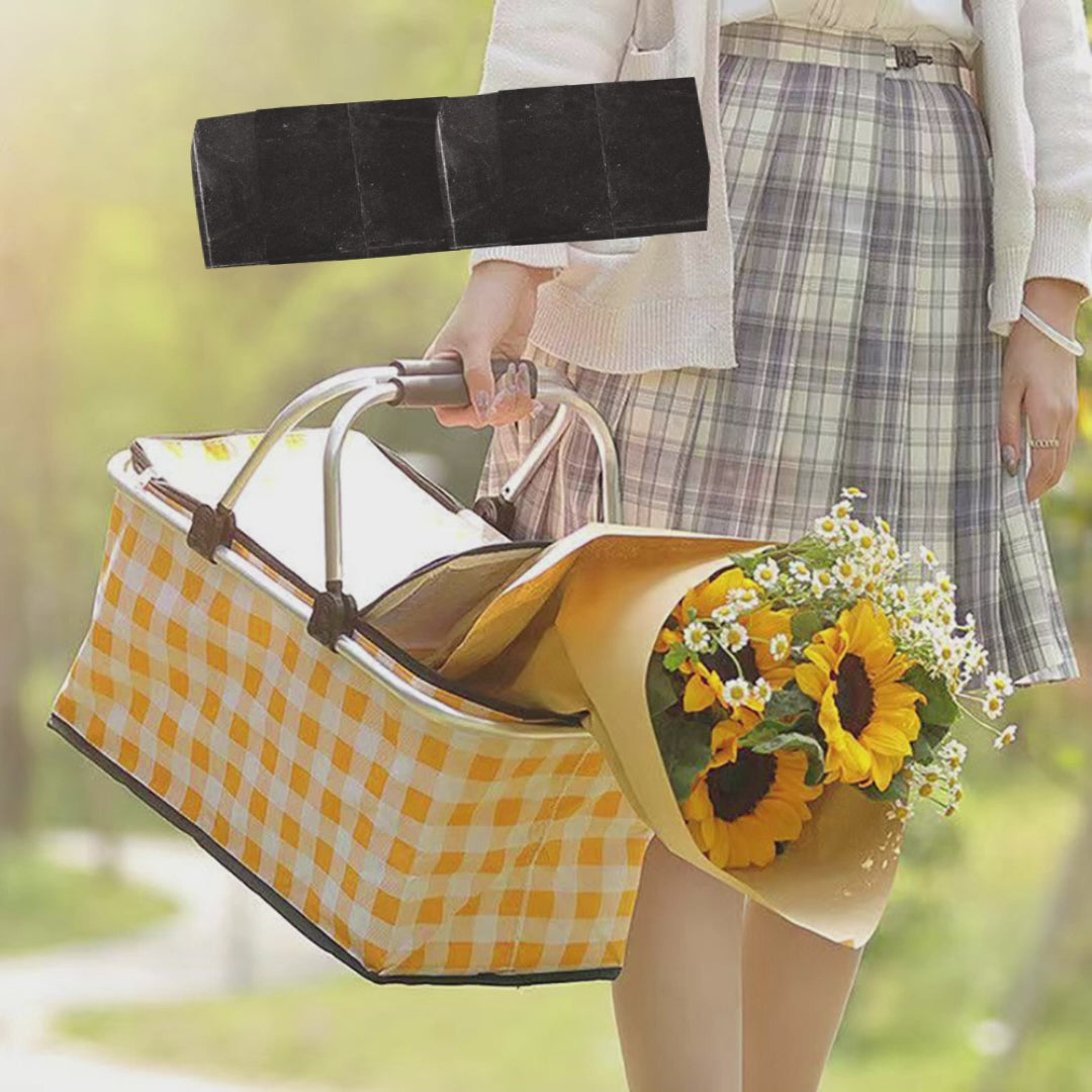 Collapsible Outdoor Camping Portable Insulated Picnic Basket Camping