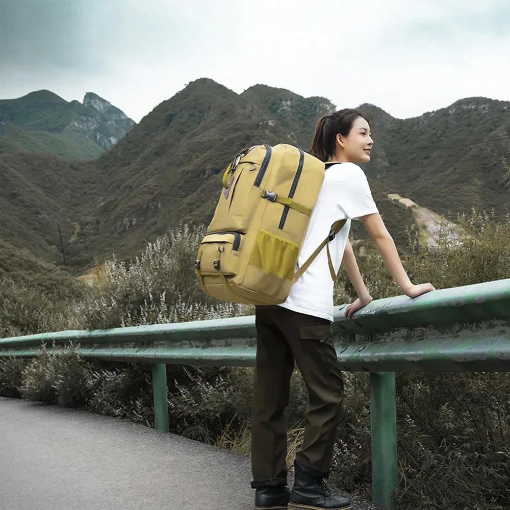 60L Travel Boarding Backpack Outdoor Trekking Luggage Hiking Camping