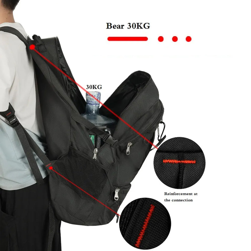 60L Travel Boarding Backpack Outdoor Trekking Luggage Hiking Camping