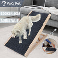 VaKa 100cm Foldable Dog Pet Ramp Adjustable Height Dogs Stairs