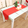 Red and White Christmas Table Runner, 34 x 176 cm