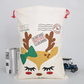 Printed Christmas Sack with Drawstring, 68 x 44 cm