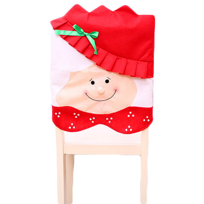 Mr and Mrs Santa Chair Covers, Set of 6, Mrs Santa