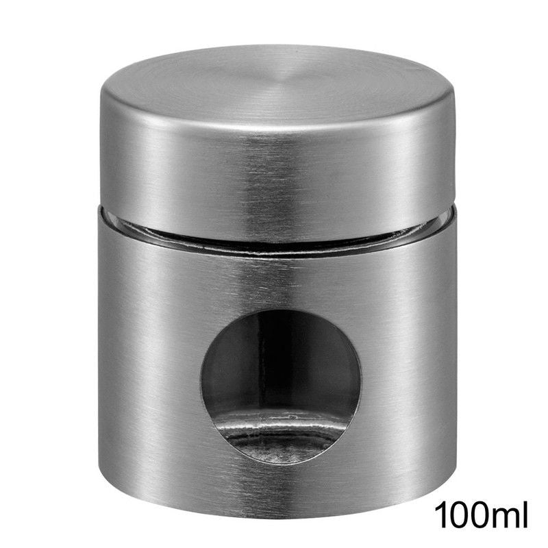 QNA French Press Gift Set with Coffee Canister, Silver, 1000 ml