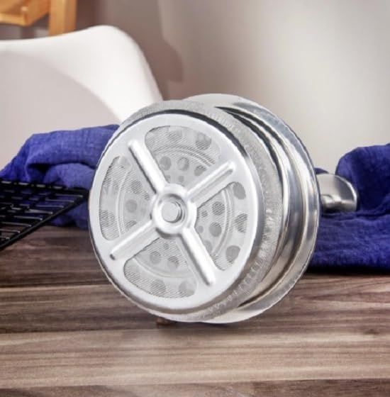 QNA French Press Gift Set with Coffee Canister, White, 1000 ml