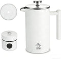 QNA French Press Gift Set with Coffee Canister, 350 ml
