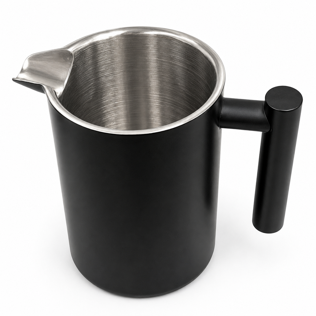 QNA French Press Coffee Plunger, Black, 1000 ml