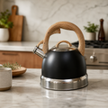 QNA Stainless Steel Whistling Kettle, 2.9 L
