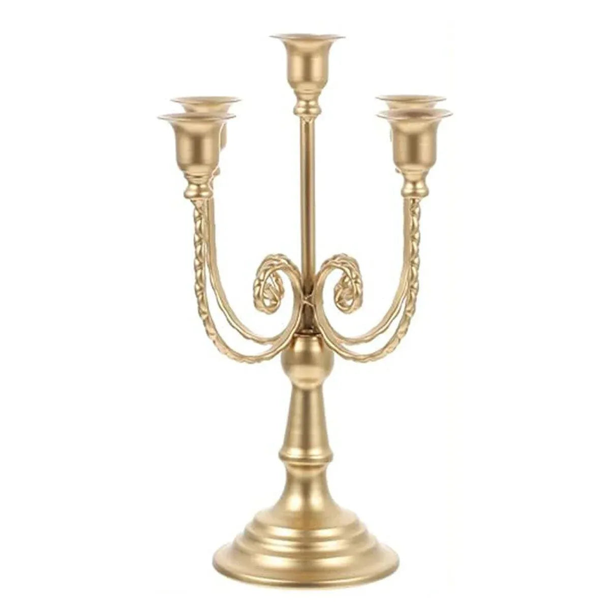 Vintage European Metal Candle Holder Decorative Ornament for Home
