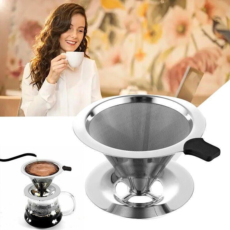 Reusable Stainless Steel Pour Over Coffee Filter