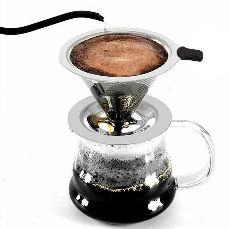Reusable Stainless Steel Pour Over Coffee Filter