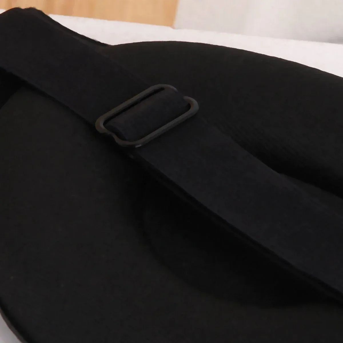 3D Contoured Memory Foam Sleep Eye Mask, Black