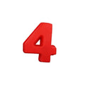 Silicone Number 4 Cake Mould, 10 Inch