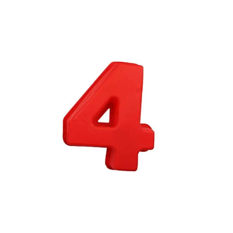 Silicone Number 4 Cake Mould, 10 Inch