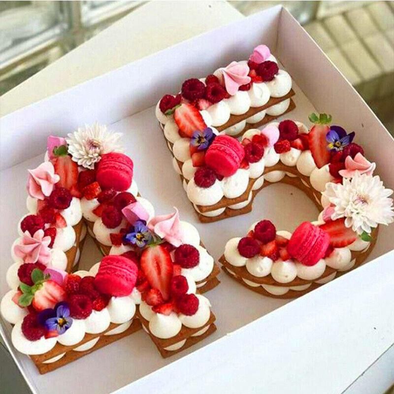 Silicone Number 4 Cake Mould, 10 Inch