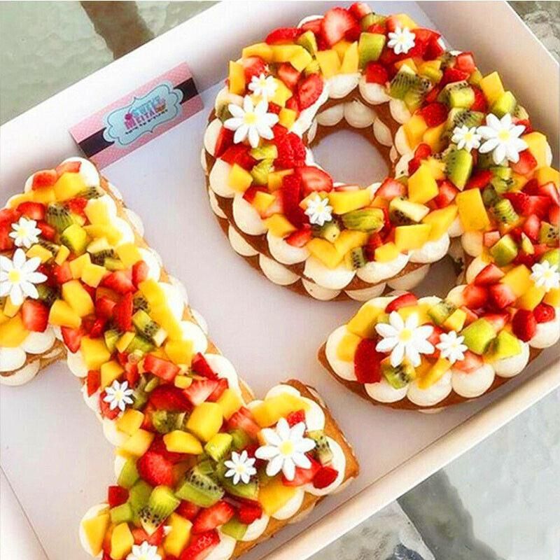 Silicone Number 4 Cake Mould, 10 Inch