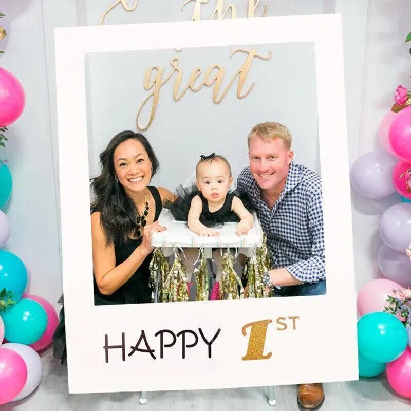 Birthday Photo Booth Frame Prop, 68 x 48 cm