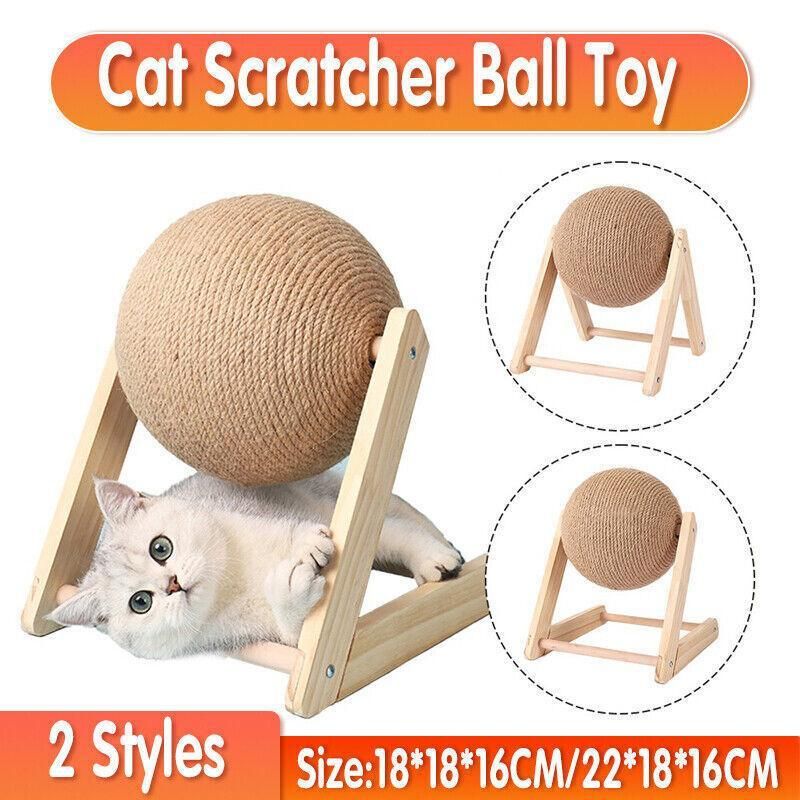 Cat Scratching Ball Cat Scratcher Toy Cats Scratcher Post Natural