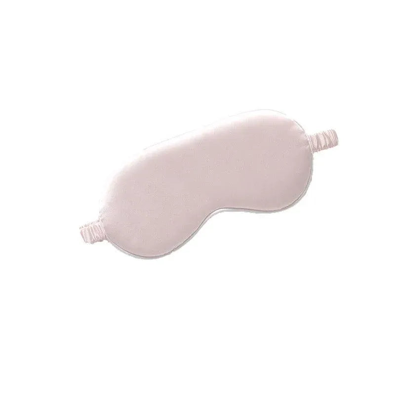 Mulberry Silk Eye Mask with Elastic Strap, Light Pink