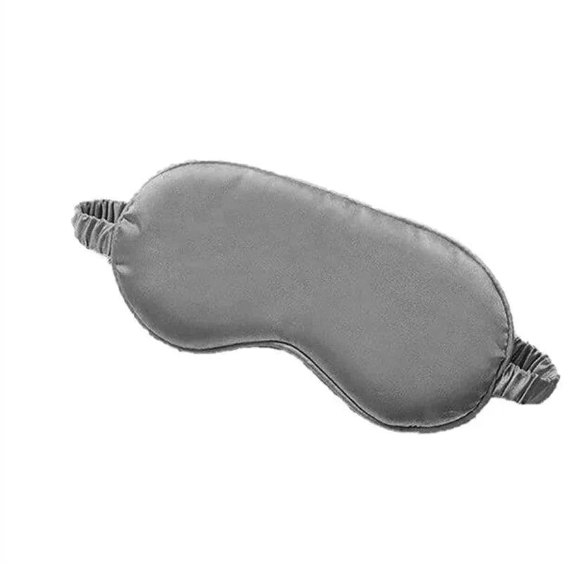 Mulberry Silk Eye Mask with Elastic Strap, Ash