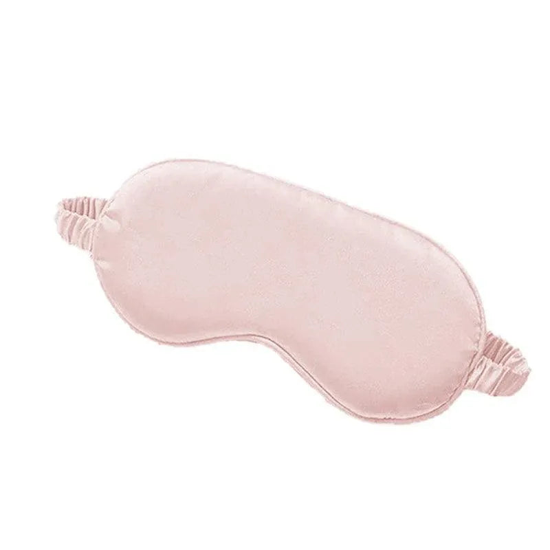 Mulberry Silk Eye Mask with Elastic Strap, Gold Dust
