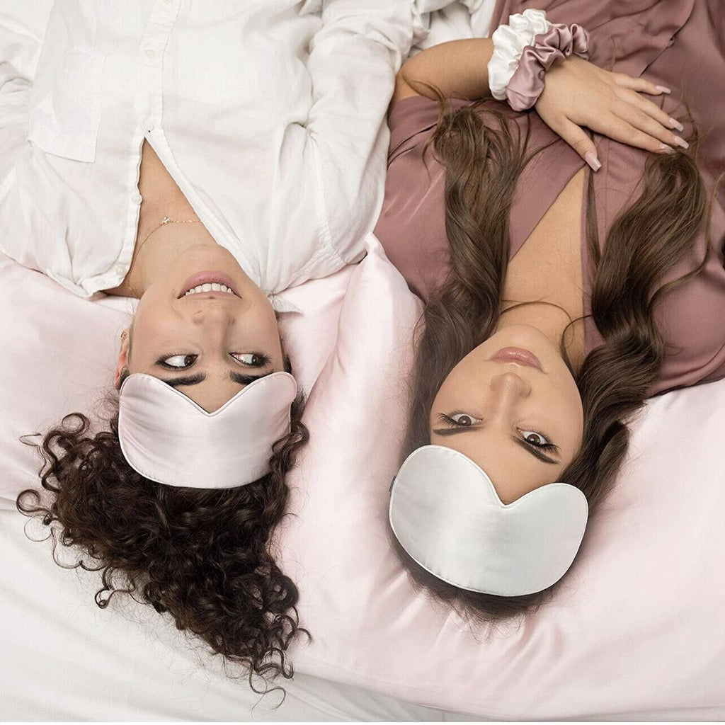 Mulberry Silk Eye Mask with Elastic Strap