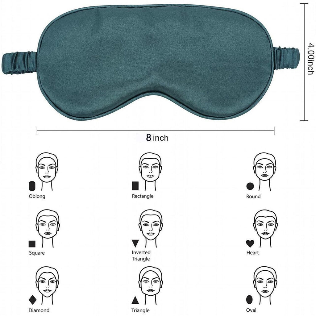 Mulberry Silk Eye Mask with Elastic Strap