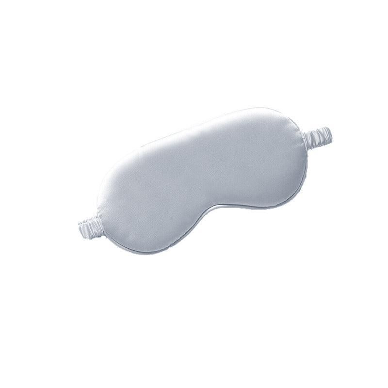 Mulberry Silk Eye Mask with Elastic Strap, Silver