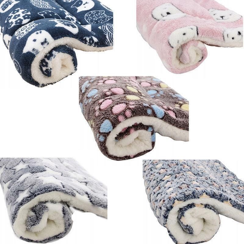 M Size Puppy Dog Cat Cushion Mattress Blanket Bed Soft Warm Pet Pad