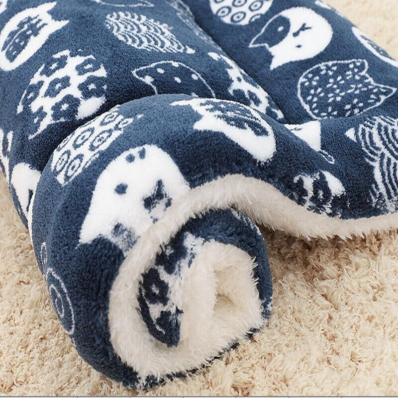 M Size Puppy Dog Cat Cushion Mattress Blanket Bed Soft Warm Pet Pad