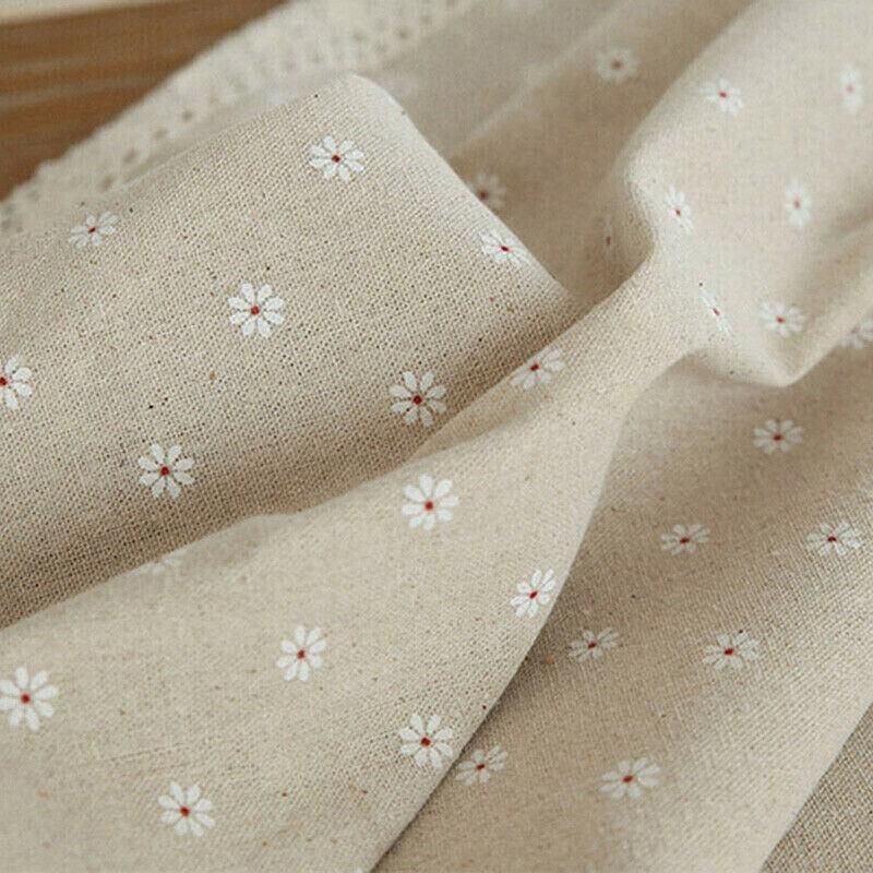 Floral Lace Edge Cotton Linen Tablecloth, 90 x 90 cm