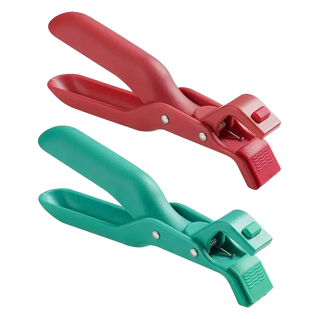 Silicone Hot Plate and Bowl Clip Holders, Set of 2