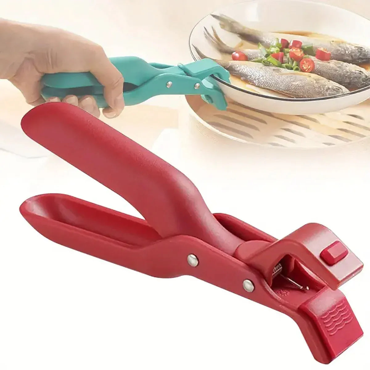 Silicone Hot Plate and Bowl Clip Holders, Set of 2
