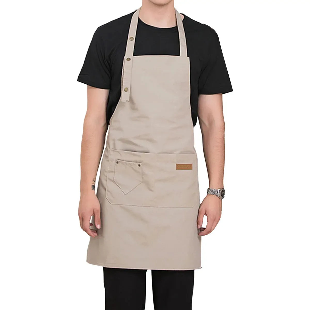 Waterproof Adjustable Bib Apron, 76 x 65 cm