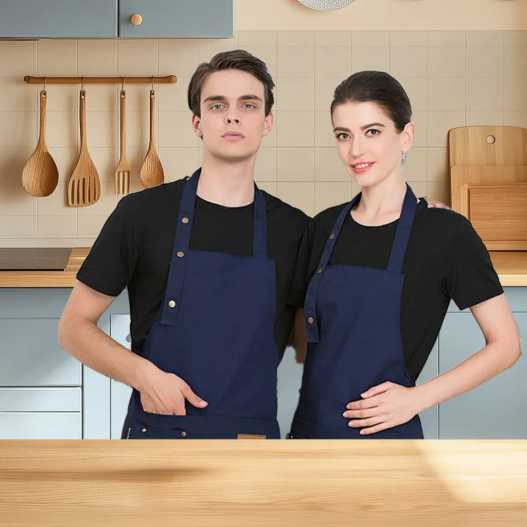 Waterproof Adjustable Bib Apron, 76 x 65 cm