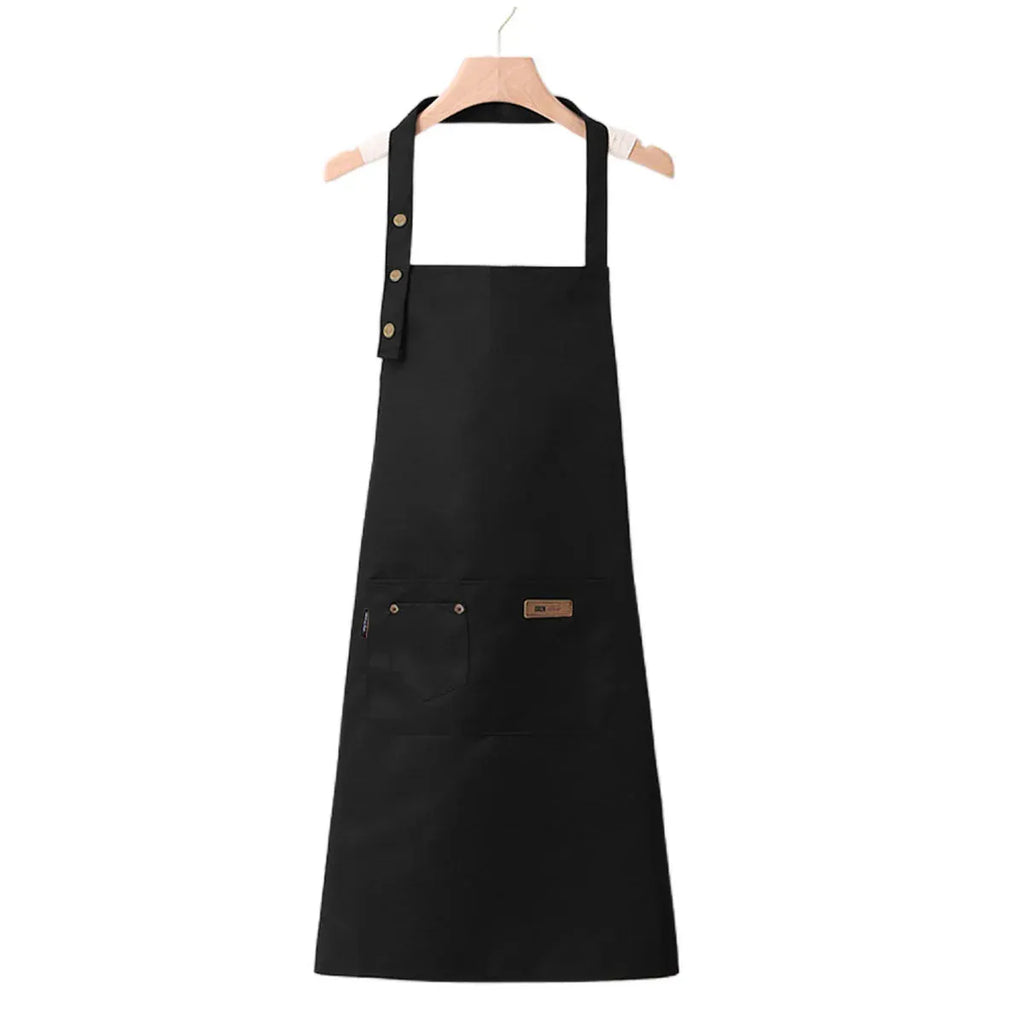 Polyester Bib Apron with Neck Strap and Waist Tie, 76 cm
