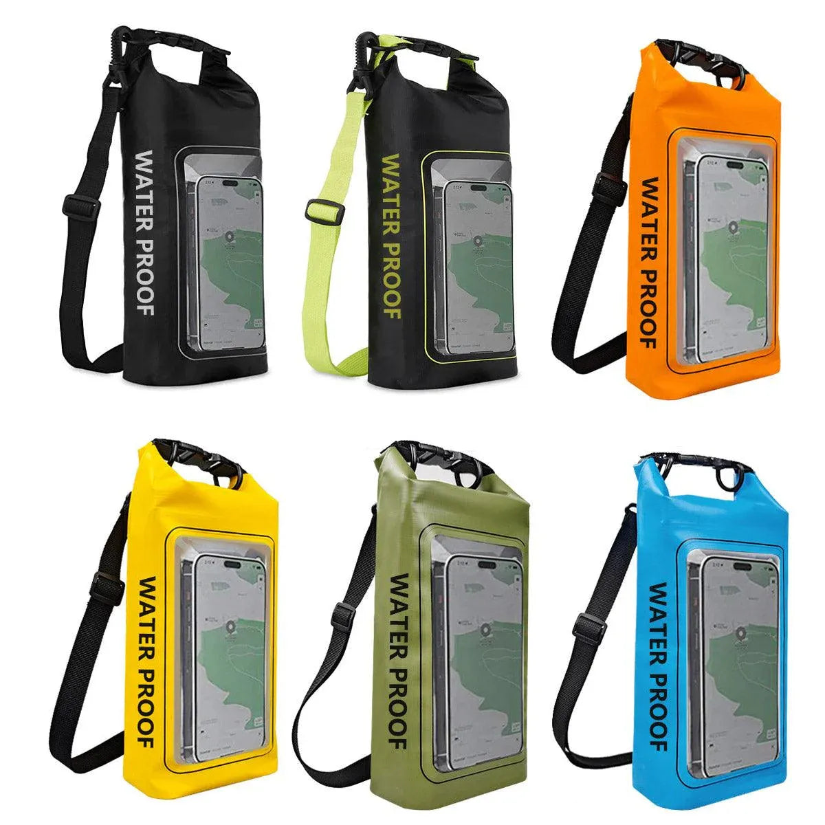 Outdoor Crossbody Bag Two-in-One Mobile Phone Waterproof Bag PVC