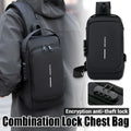 Multifunctional Combination Lock Chest Bag