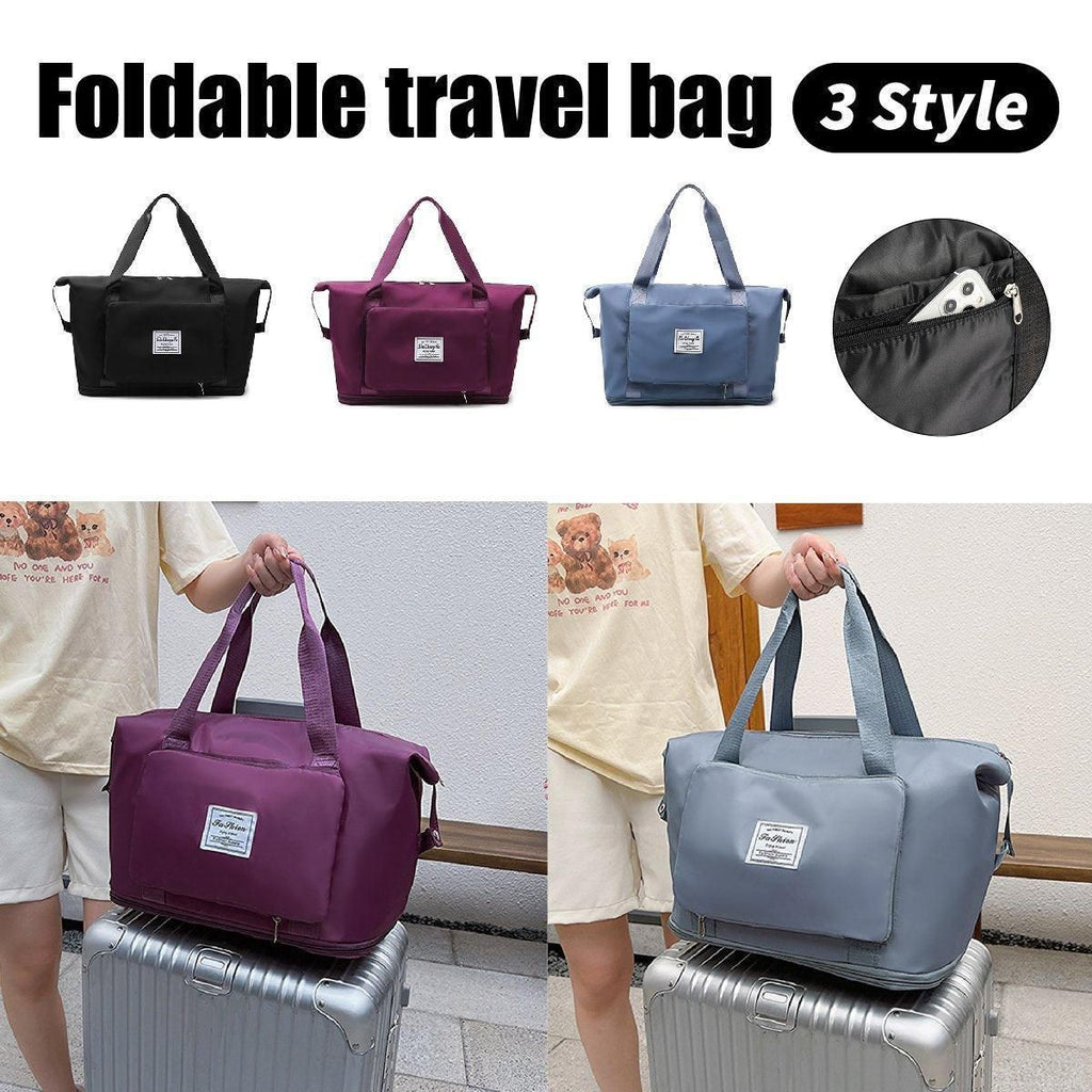 Large Capacity Travel Bag Foldable Luggage Tote Lightweight