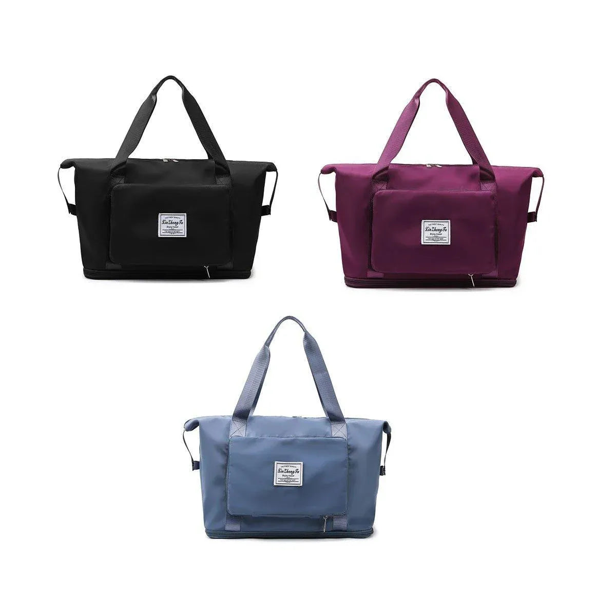 Large Capacity Travel Bag Foldable Luggage Tote Lightweight
