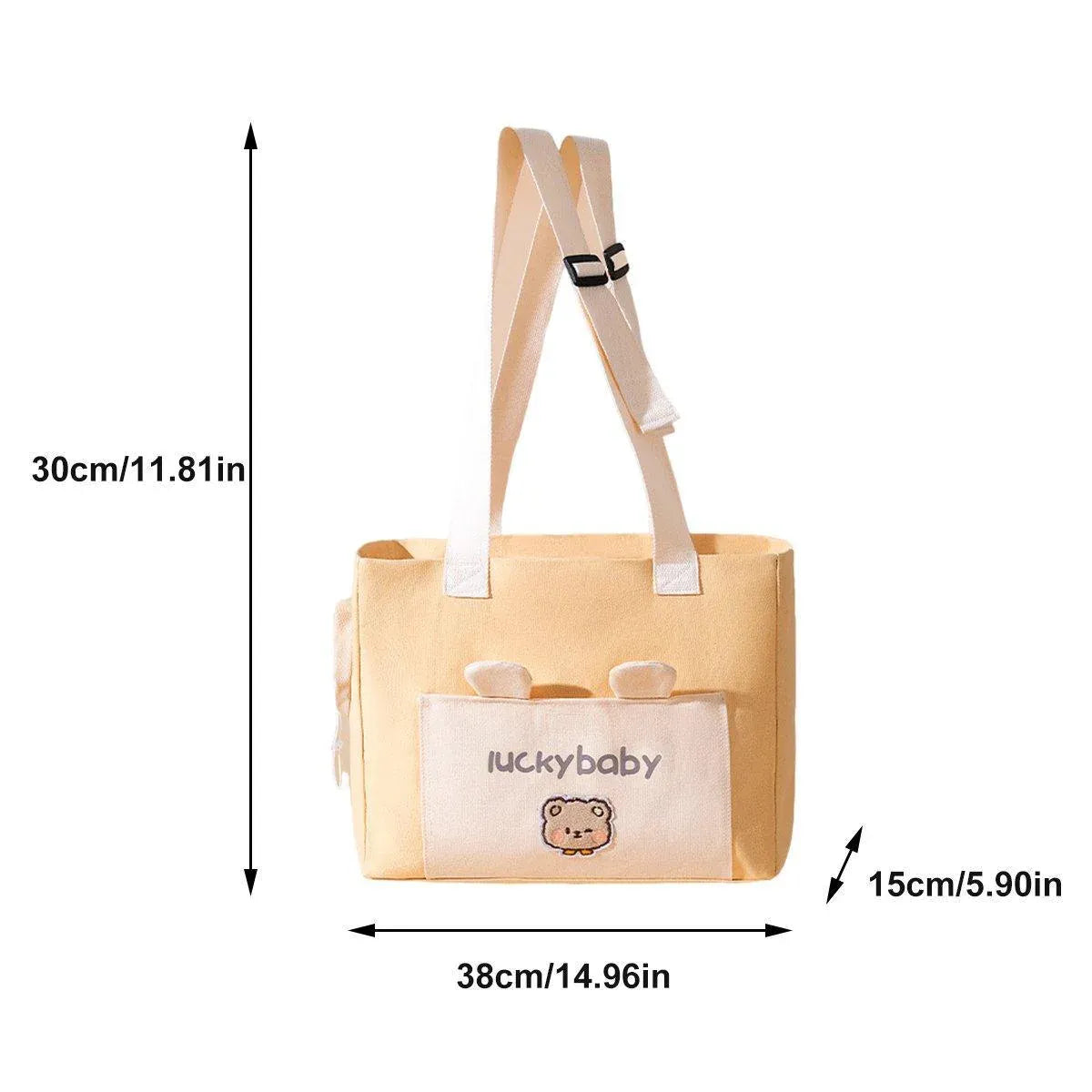 Portable Breathable Adjustable Crossbody Pet Carrier Bag Large
