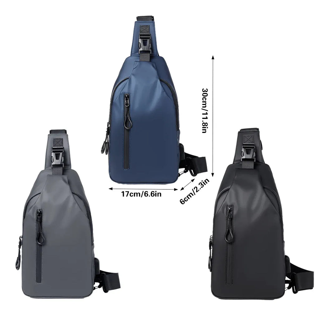 Large Capacity Chest Crossbody Bag Waterproof Durable