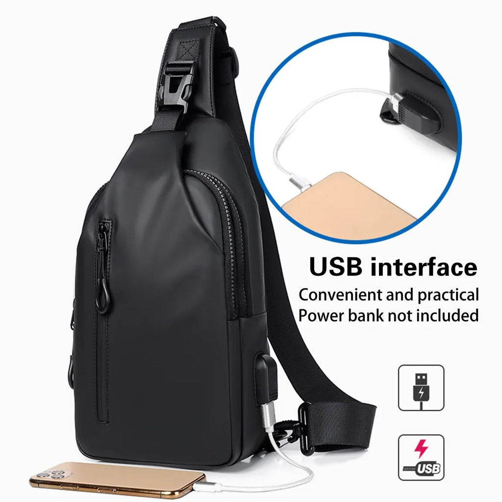 Large Capacity Chest Crossbody Bag Waterproof Durable