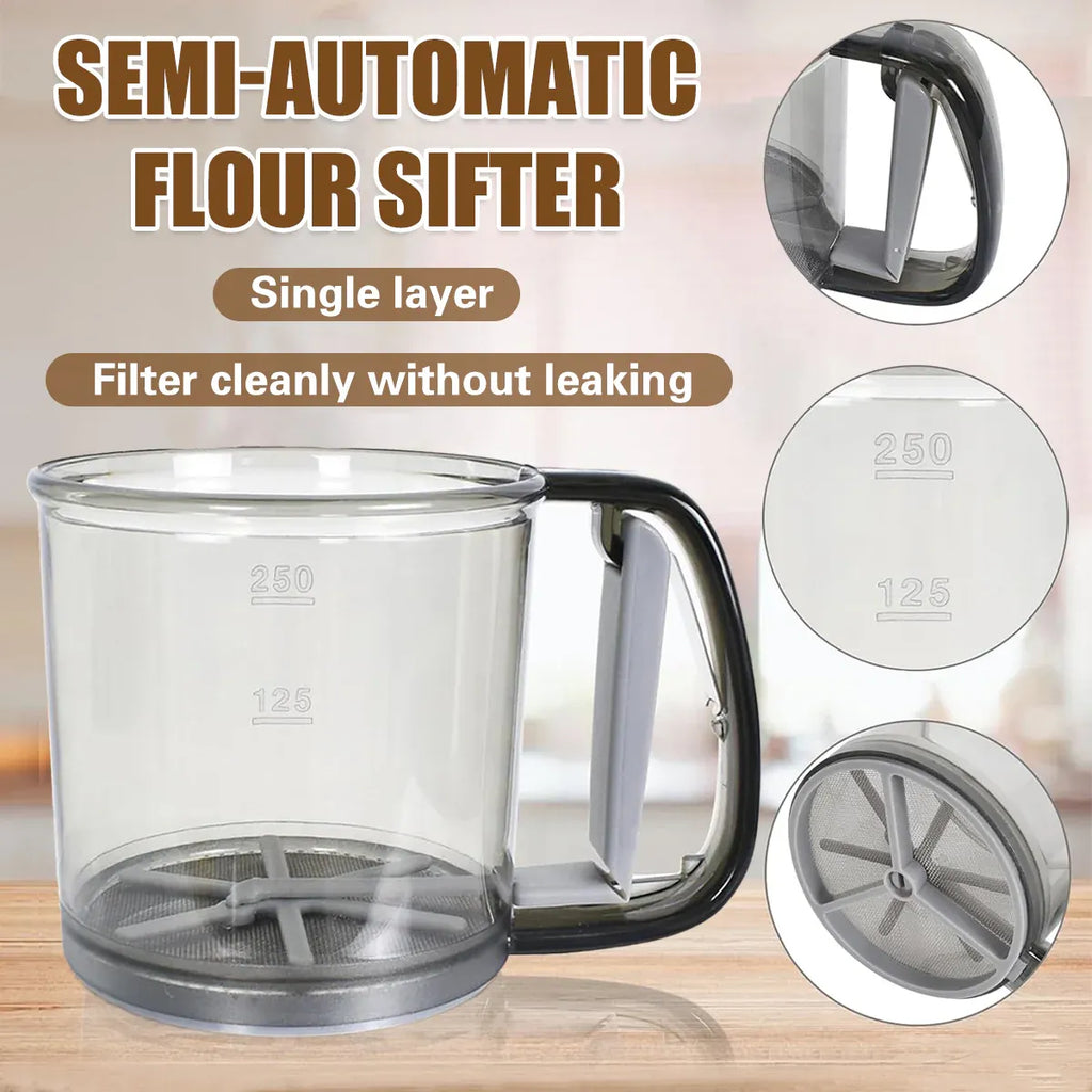 Semi Automatic Hand Held Flour Sifter